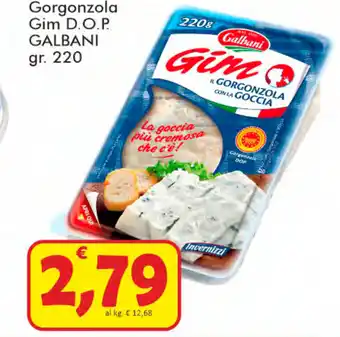 Paghi Poco Galbani Gim D.O.P. Gorgonzola 220gr. offerta