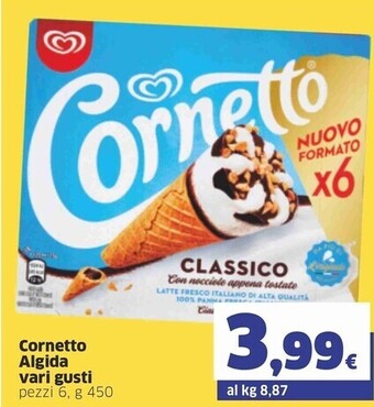 Sigma Algida cornetto offerta