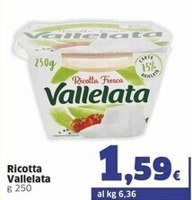 Sigma Vallelata ricotta offerta