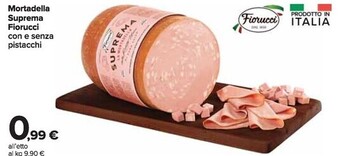 Carrefour Market Fiorucci mortadella suprema con pistacchi offerta