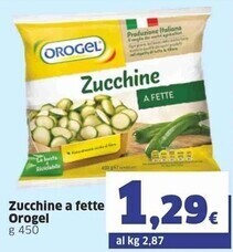 Sigma Orogel zucchine a fette offerta