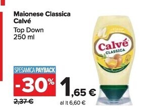 Carrefour Market Calvè maionese classica offerta