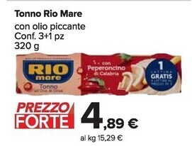 Carrefour Market Rio mare tonno offerta