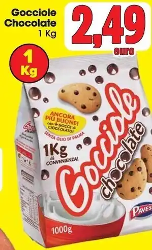 Carrefour Market Pavesi gocciole chocolate offerta
