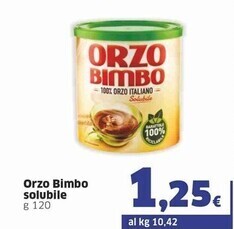 Sigma Orzo bimbo solubile offerta