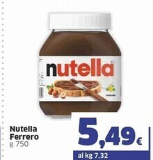 Sigma Ferrero nutella offerta