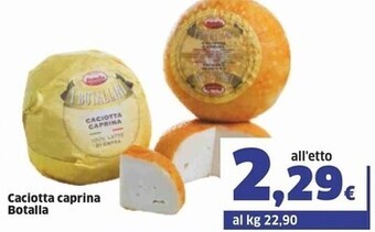 Botalla caciotta caprina