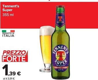 Carrefour Market Tennent's super offerta