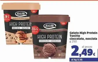 Sigma Tonitto gelato high protein offerta