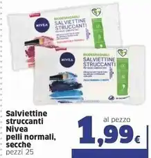 Sigma Nivea salviettine struccanti offerta