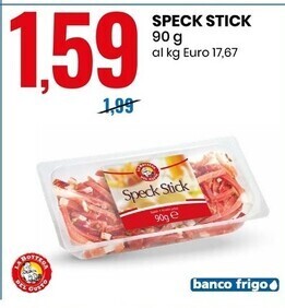 Eurospin La bottega del gusto speck stick offerta