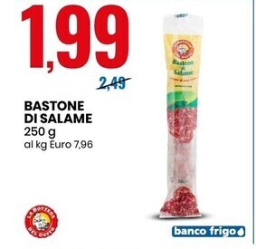 Eurospin La bottega del gusto bastone di salame offerta