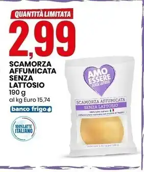 Amo essere senza lattosio scamorza affumicata senza lattosio