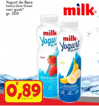 Paghi Poco Milk Yogurt da Bere 500gr. offerta