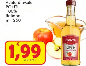 Paghi Poco Ponti Aceto di Mele 100% Italiane 250ml. offerta