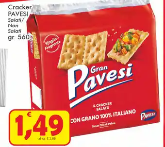 Paghi Poco Gran Pavesi Cracker 560gr. offerta