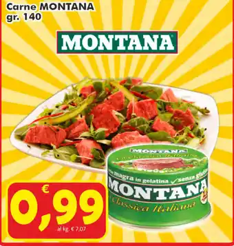 Paghi Poco Montana Carne 140gr. offerta