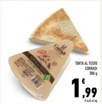 Conad TORTA AL TESTO CORRADI 300 g offerta