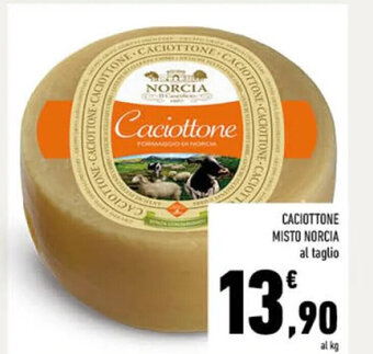 Conad CACIOTTONE MISTO NORCIA al taglio offerta