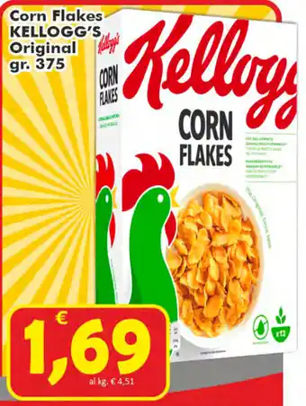 Paghi Poco Kellogg's Corn Flakes Original 375gr. offerta