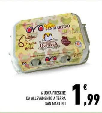 6 UOVA FRESCHE DA ALLEVAMENTO A TERRA SAN MARTINO