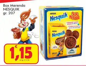 Paghi Poco Nestle Nesquik Box Merenda 207gr. offerta