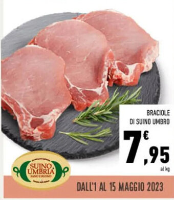Conad BRACIOLE DI SUINO UMBRO offerta