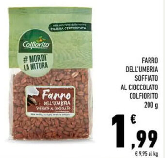 Conad FARRO DELL'UMBRIA SOFFIATO AL CIOCCOLATO COLFIORITO 200 g offerta