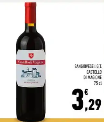 Conad SANGIOVESE I.G.T. CASTELLO DI MAGIONE 75 cl offerta
