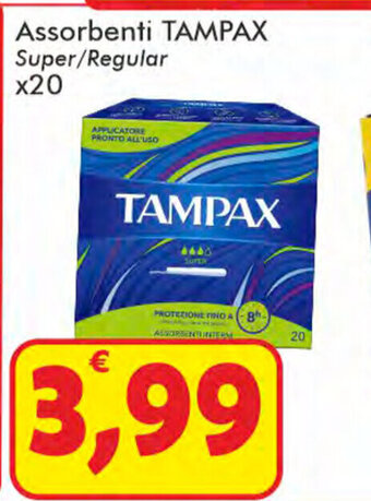 Paghi Poco Tampax Assorbenti x20 offerta
