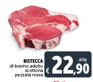 Gourmet Déco Bistecca di bovino adulto offerta