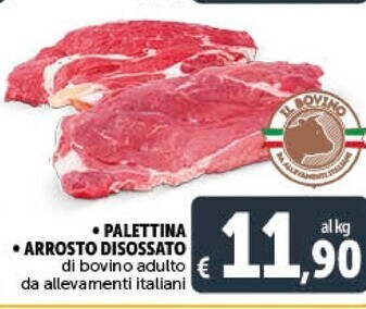 Gourmet Déco Palettina di bovino adulto offerta