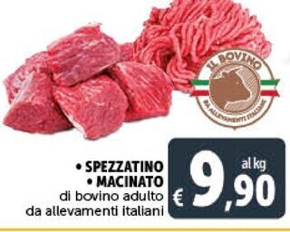 Gourmet Déco Spezzatino di bovino adulto offerta