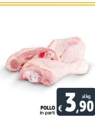 Pollo in parti