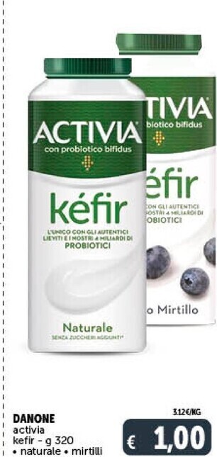 Gourmet Déco Danone activia offerta