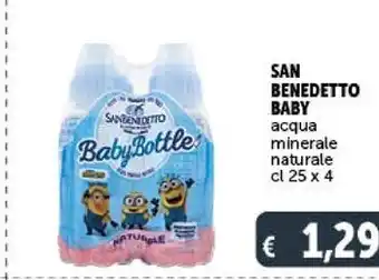 Gourmet Déco San benedetto baby acqua minerale naturale offerta