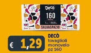 Gourmet Déco Deco tovaglioli monovelo offerta