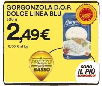 Coop GORGONZOLA D.O.P. DOLCE LINEA BLU 300 g offerta