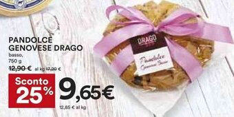 Coop PANDOLCE GENOVESE DRAGO 750 g offerta