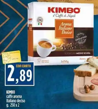 Kimbo Caffè aroma Italiano deciso 250g. x 2