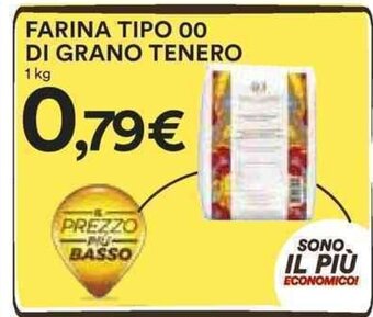 Coop FARINA TIPO 00 DI GRANO TENERO 1 kg offerta