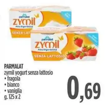 Ciro Amodio Parmalat Zymil Yogurt senza lattosio 125g. x 2 offerta