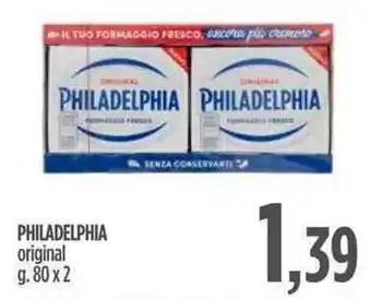Ciro Amodio Philadelphia Original 80g. x 2 offerta