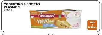 Coop YOGURTINO BISCOTTO PLASMON 2 x 100 g offerta