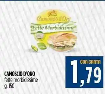 Camoscio d'Oro Fette Morbidissime 150g.
