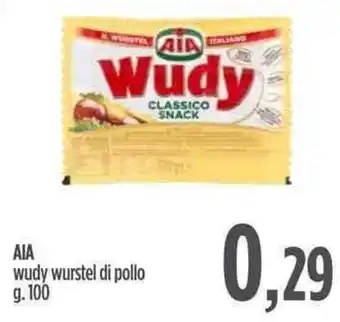 Ciro Amodio Aia Wudy Wurstel di pollo 100g. offerta