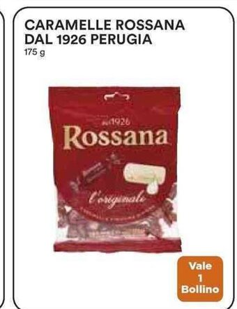 Coop CARAMELLE ROSSANA DAL 1926 PERUGIA 175 g offerta