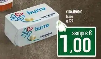 Ciro Amodio Ciro Amodio Burro 125g. offerta