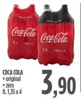 Ciro Amodio Coca-Cola Original/Zero 1,35lt. x 4 offerta