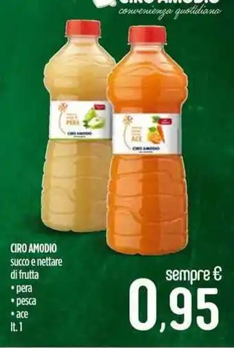 Ciro Amodio Ciro Amodio Succo e nettare di frutta 1lt. offerta